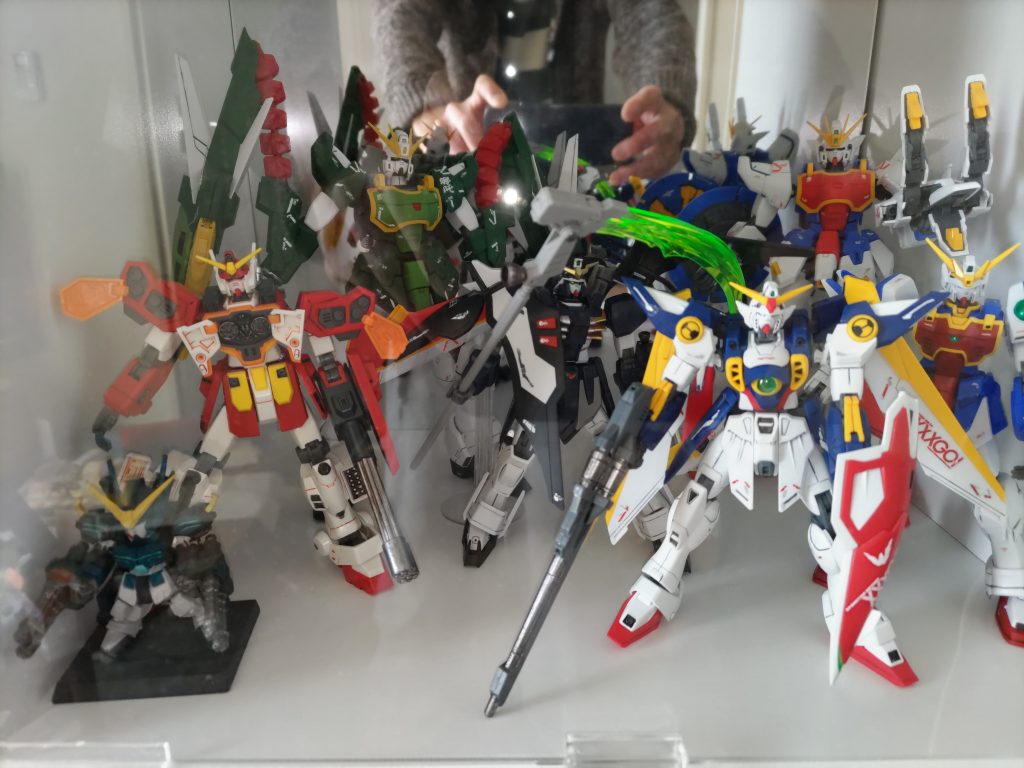 強引に詰め込みました😀ここまで来るとアニメ版のウイングゼロやサンドロックさんもほしい～😍