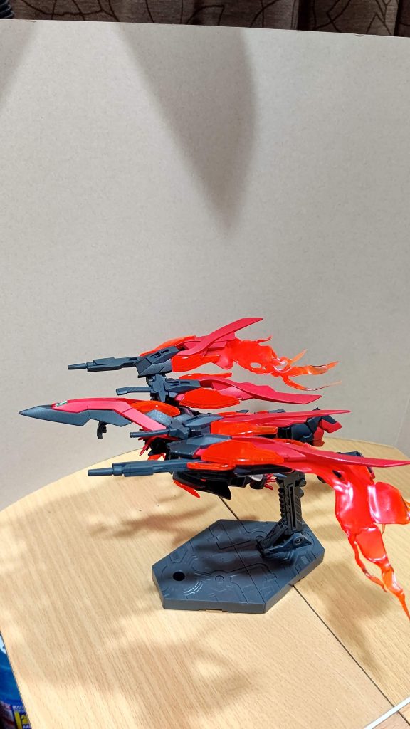 バードモードもエフェクト有りで、火の鳥イメージ。