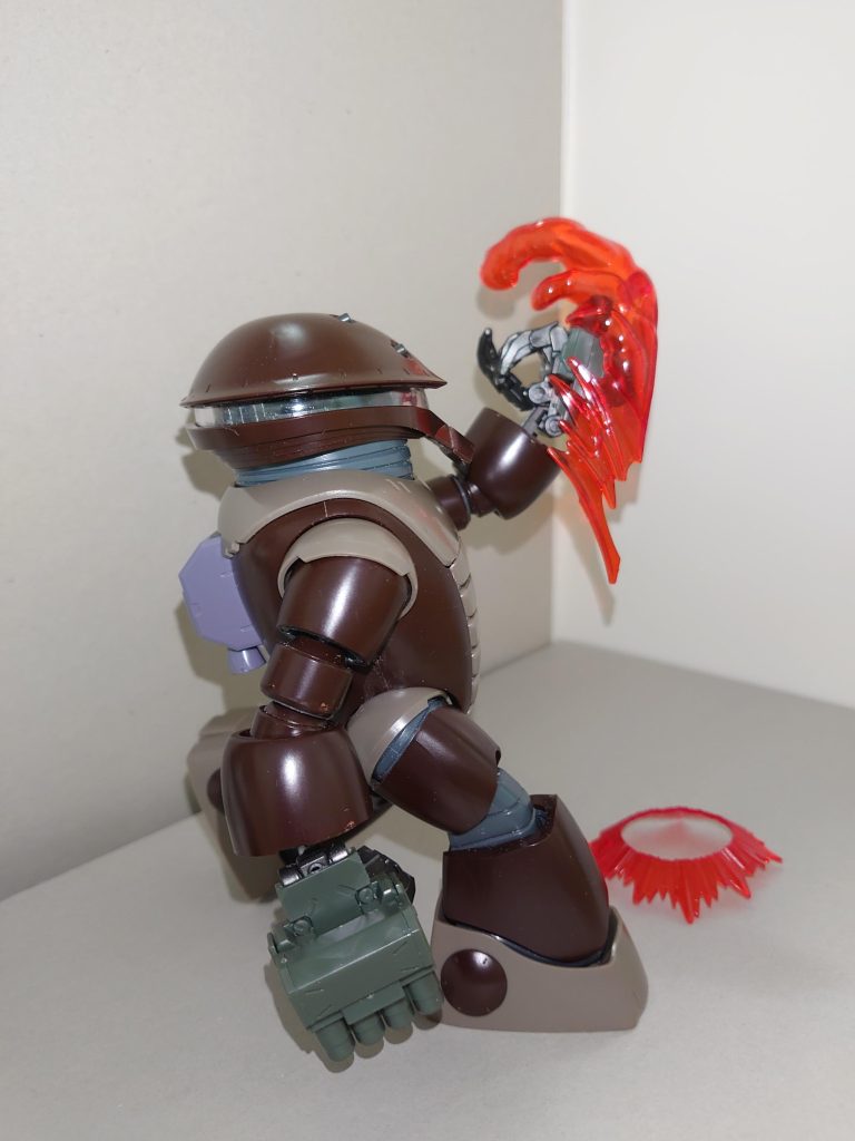 ☆あとの祭り　敵の死兆星出現時に↓↘→+強パンチ強キック同時押し巴「これで···オシマイ‼」一撃BASARA技。炎を纏ったアッパーを放ち、ヒットすると神輿状のオーラで敵機を追撃し、最後は自分もジャンプして、神輿状のオーラに乗った状態で敵機を押しつぶす。