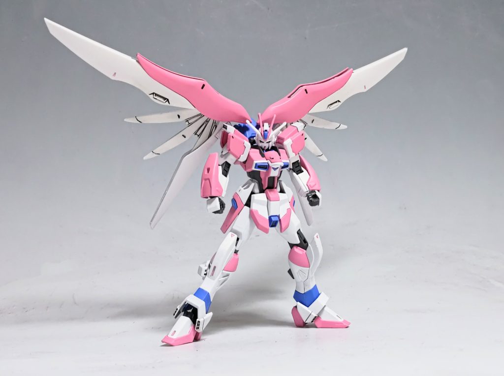 バックパックの位置は少し高めにしてます。