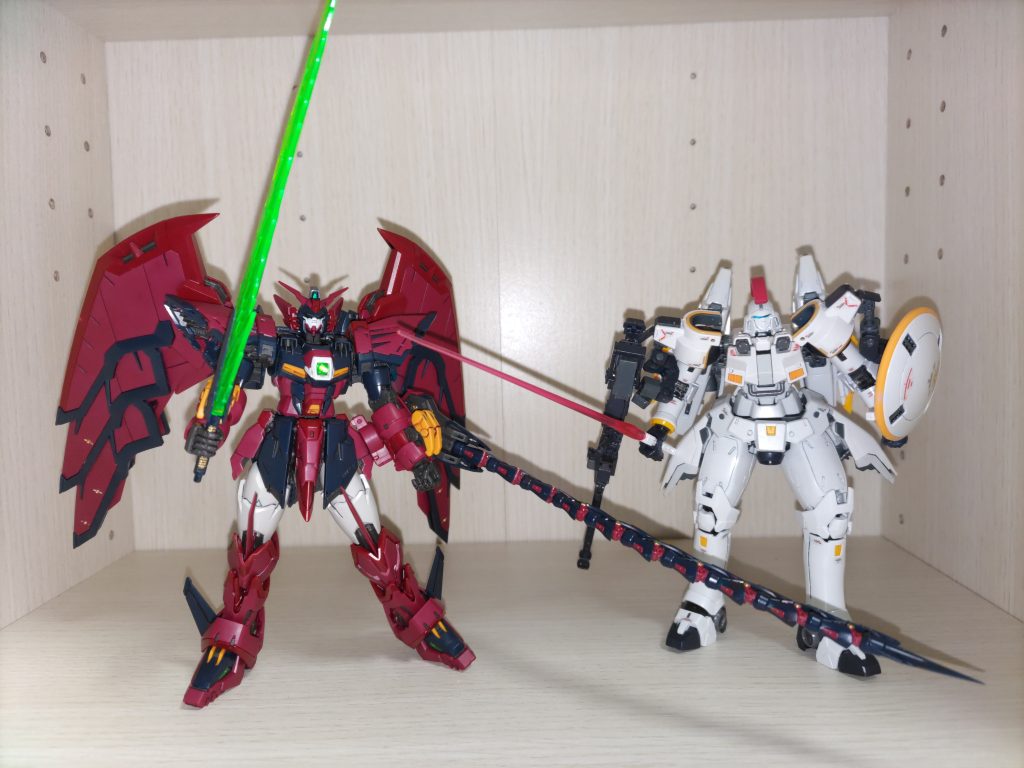 トールギスさんと😅また完成したらアップしますー。