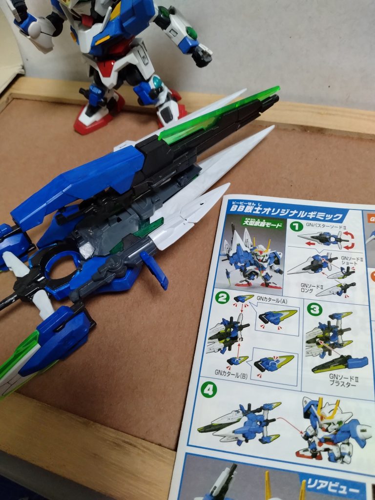 HGを使っても、BBのオリジナルギミックは生きるように残しました。