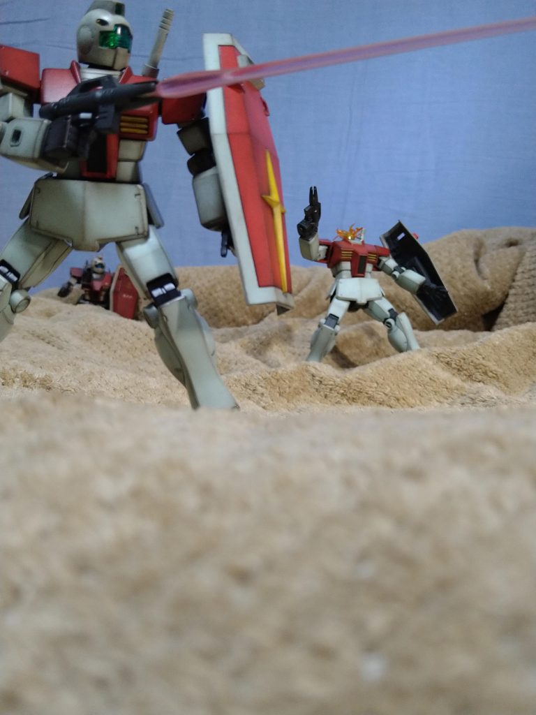 反応炉の冷却システムの性能向上により..…ついでに頭部やられジムのエフェクトパーツと….