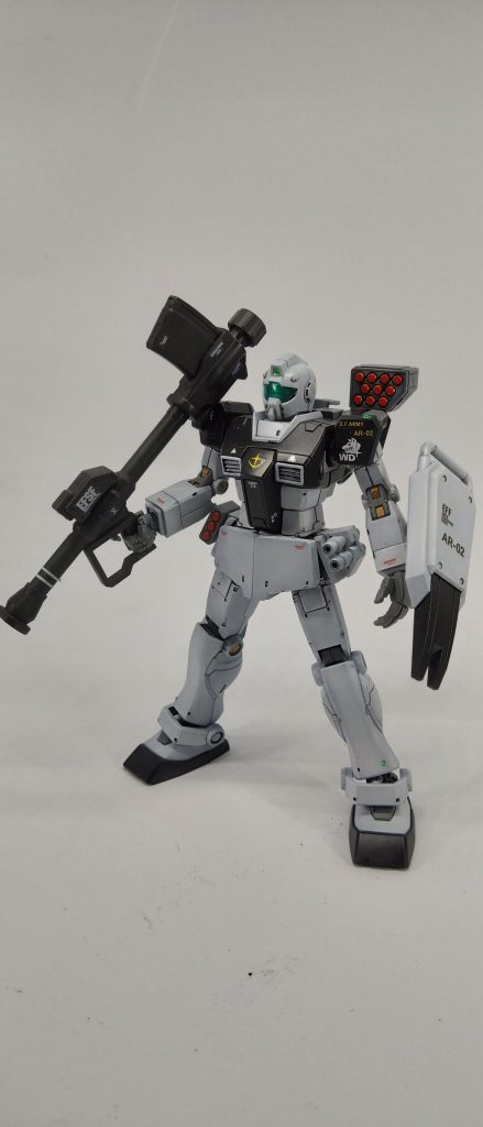 使ったのは上半身hg素ジムと下半身プレバン