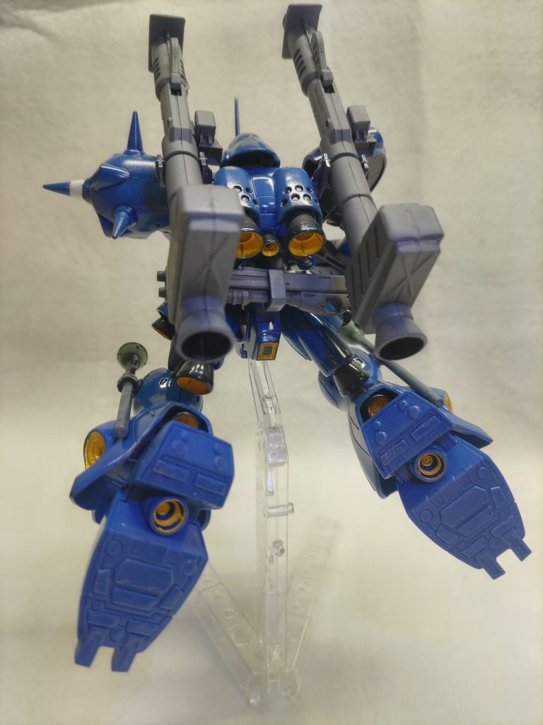 モモ裏バーニアとバズーカの合わせ目は、自作ダンモでの段落ち化に初挑戦しました。