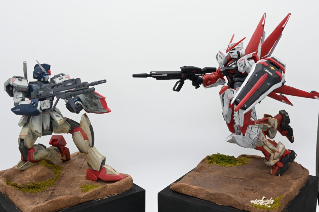 ストライクダガーとのツーショット