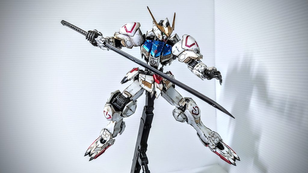 MGガンダムバルバトス　ウェザリング仕上げ–2枚目/制作者：れおプラ