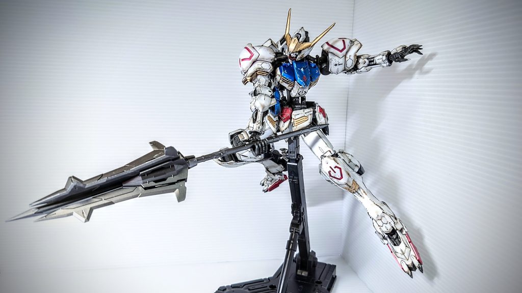 MGガンダムバルバトス　ウェザリング仕上げ–3枚目/制作者：れおプラ