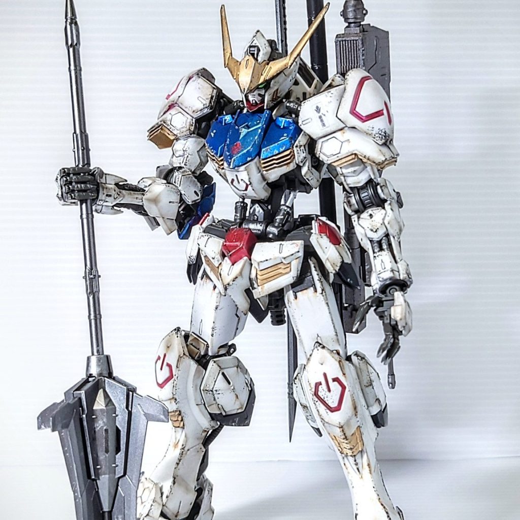 MGガンダムバルバトス ウェザリング仕上げ｜れおプラさんのガンプラ作品｜GUNSTA（ガンスタ）