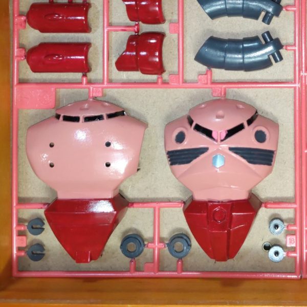 旧キット ズゴック　ランナー塗装