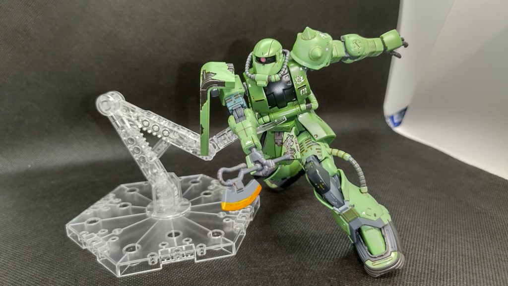 セルマ機を斬ったシーンをイメージして。ドアンの戦闘シーンはどこかハードボイルドな感じがします。