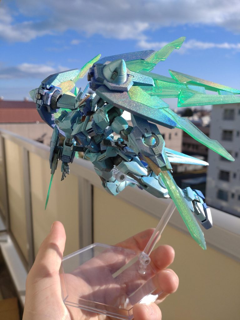 このマーカーは、やはり太陽光で真価を発揮します。