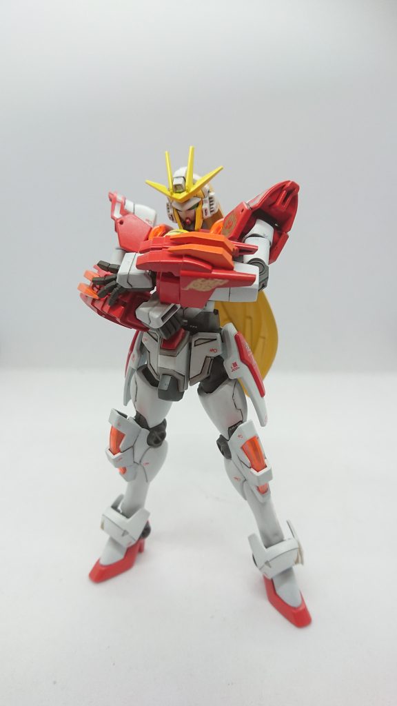 ビルドバーニングとノーベルガンダムのミキシングです❗ゴッドガンダム系のガンダムがどんどん強化されてる感じがしたので、ノーベルガンダムもビルドバーニングみたいなギミック加えたらかっこいいじゃないかなって考え制作しました