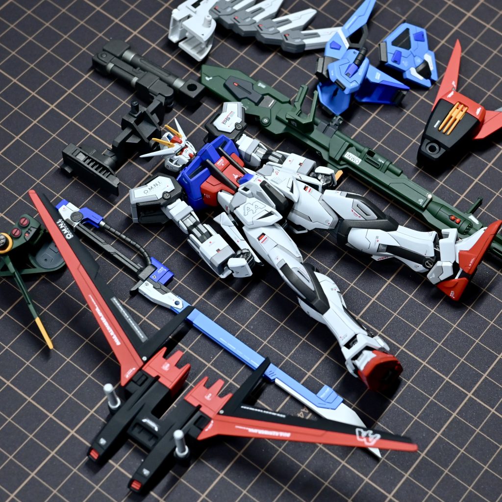 組み上げ前の一枚。高揚感がすごかったです。