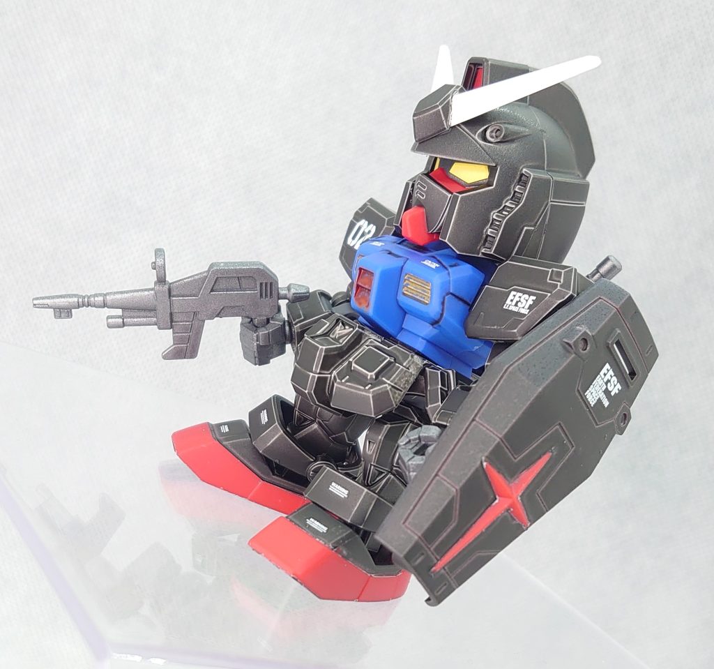 SDガンダム EXスタンダード001 RX-78-2 ガンダム 『黒いガンダム』–2枚目/制作者：早摘みレモン