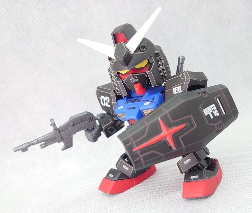 SDガンダム EXスタンダード001 RX-78-2 ガンダム 『黒いガンダム』–3枚目/制作者：早摘みレモン