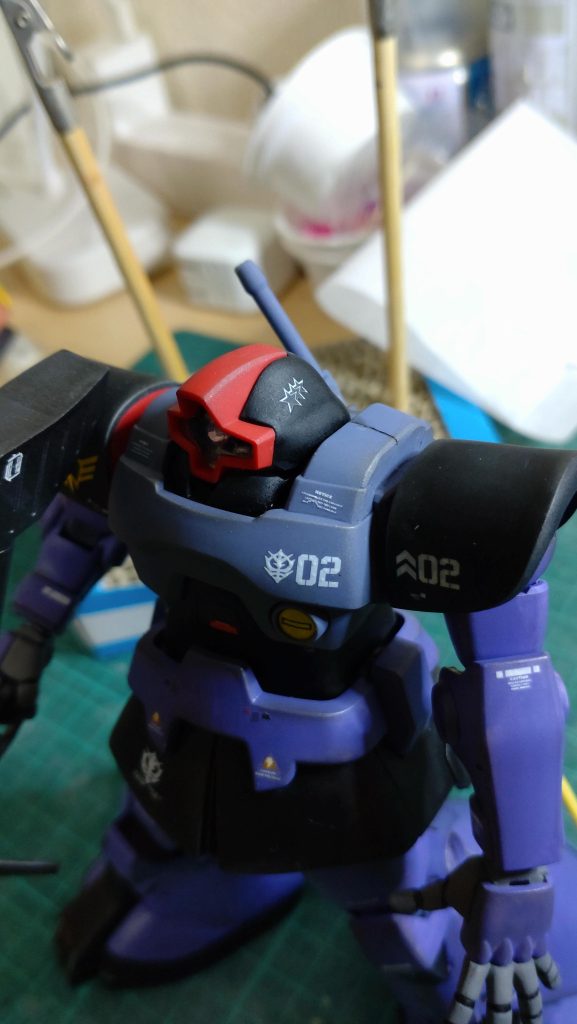 全体的にタミヤウェザリングマスター、ガンメタリックで。