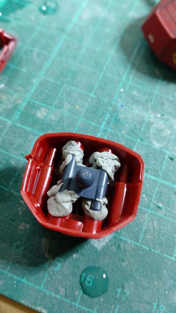 腰部分取付部移動で、延長。