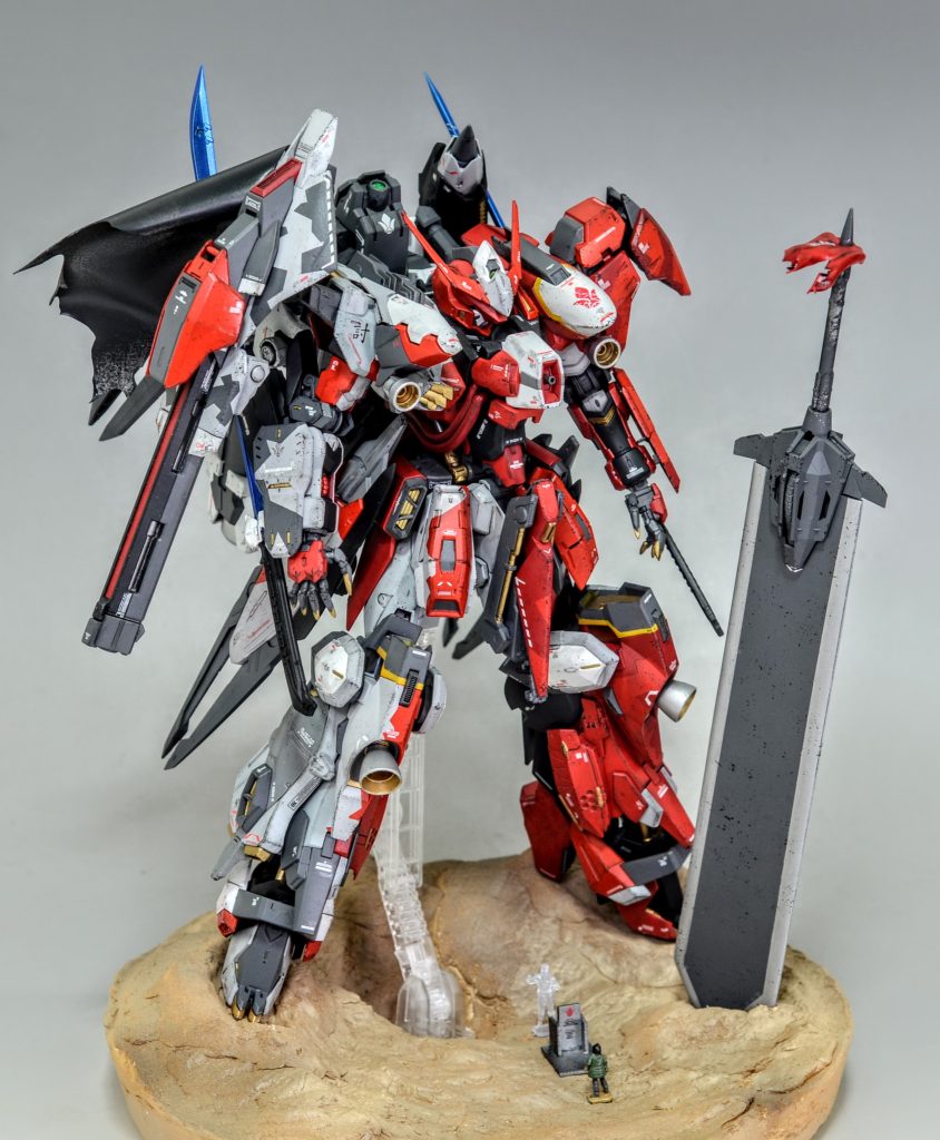 鉄華団の元団員らがバルバトスの予備パーツを別のMSのフレームに組み込んで再生した所謂