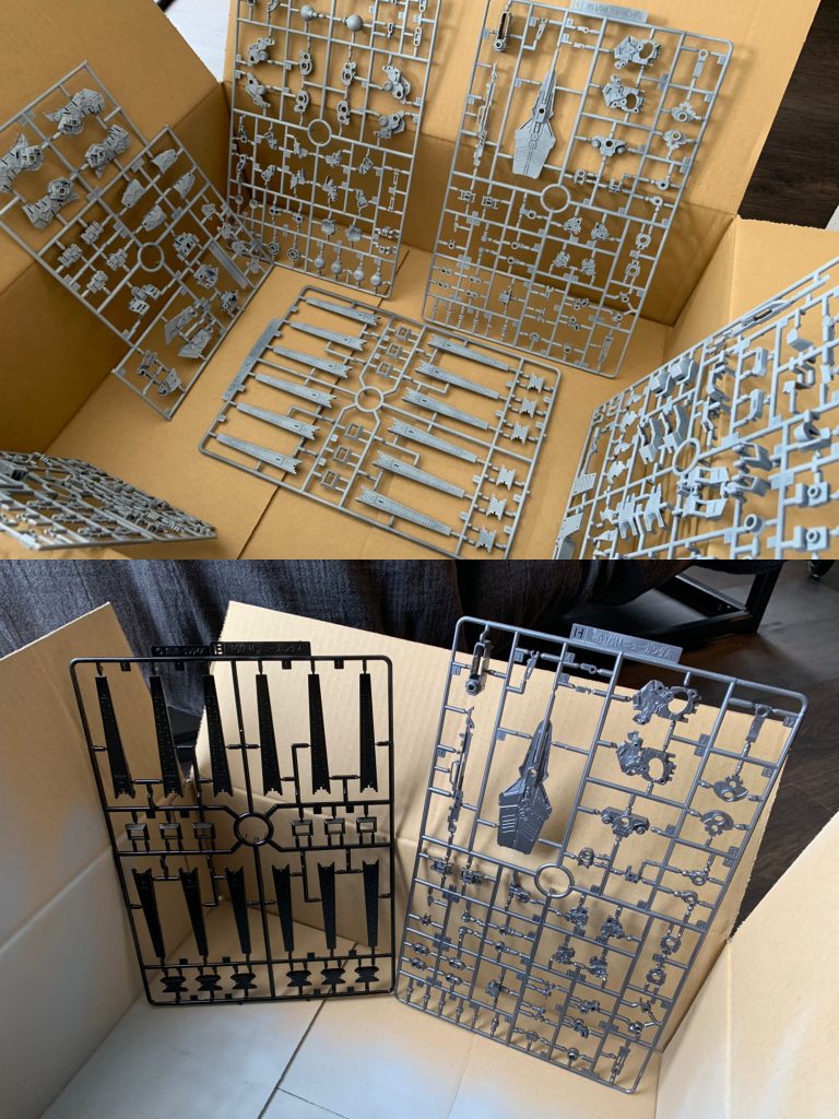 一部のランナーを缶スプレーでランナー塗装しました。