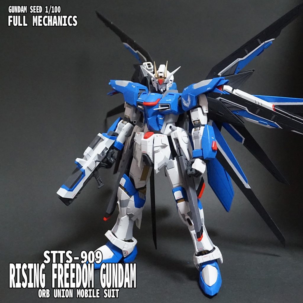 FULL MECHANICS ライジングフリーダムガンダム–2枚目/制作者：@Under_NM_Design