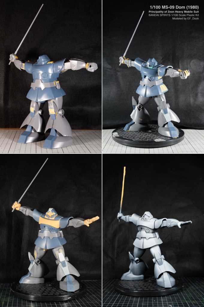 1/100 MS-09 DOM ドム (1980)–4枚目/制作者：EF_Dock