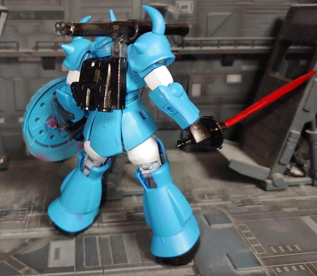 ユーマライトニング少尉用グフ–4枚目/制作者：アレス