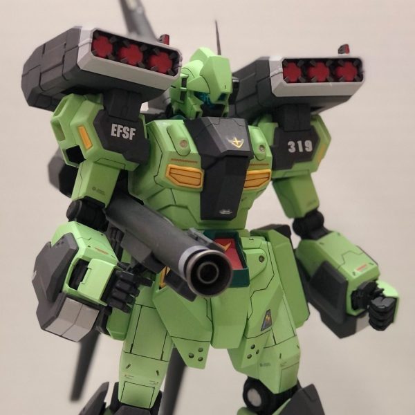 MG　スタークジェガン　アクリジョン筆塗り