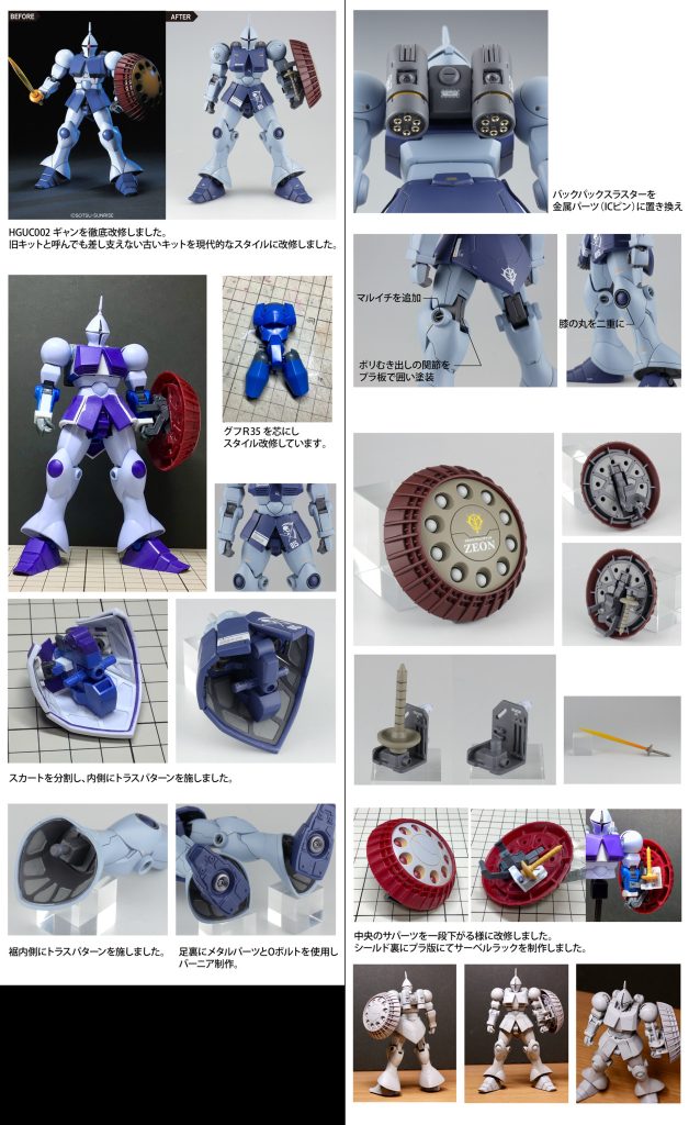 HGUC 002 1/144 ギャン–3枚目/制作者：SAT