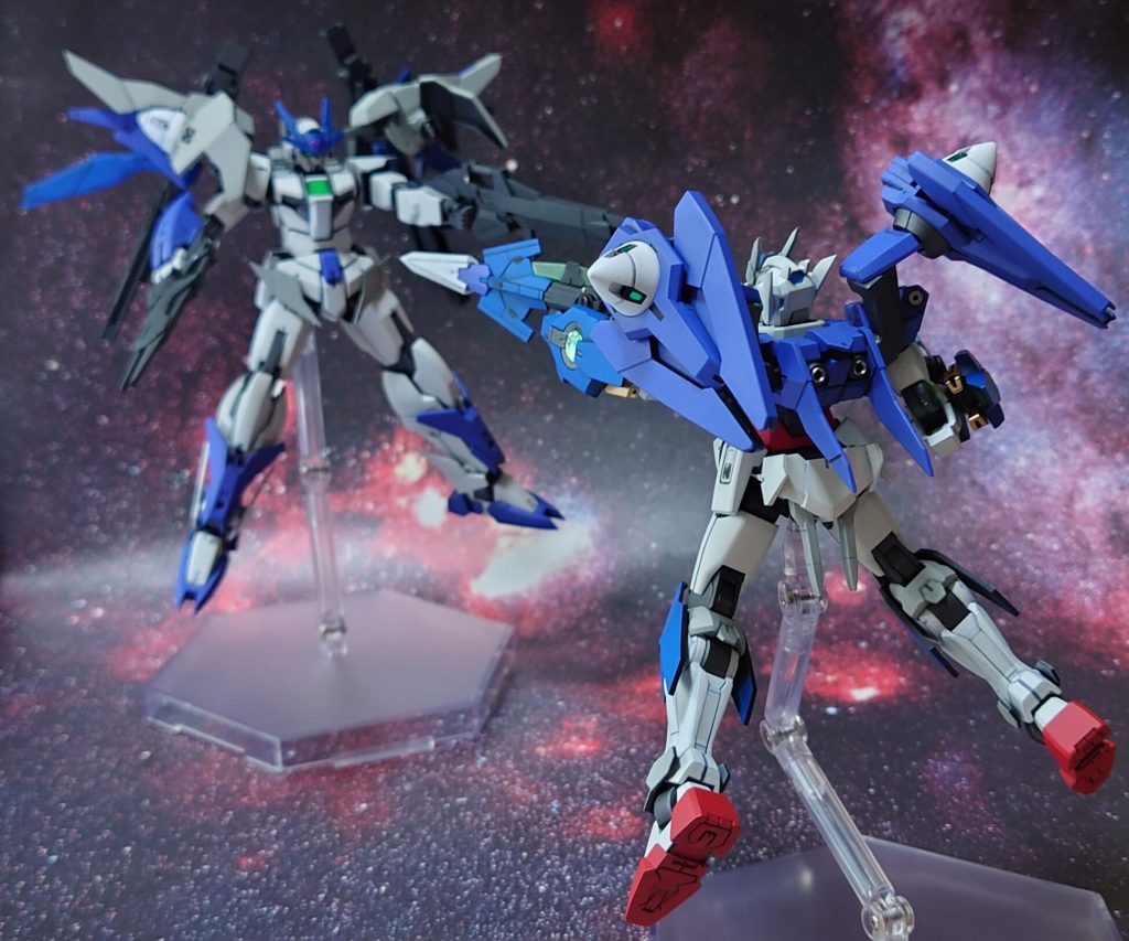 何時かの時間、何処かの世界で。未知なる強敵とのガンプラバトル。““あのガンプラ、俺のダブルオーダイバーに似てる……?””