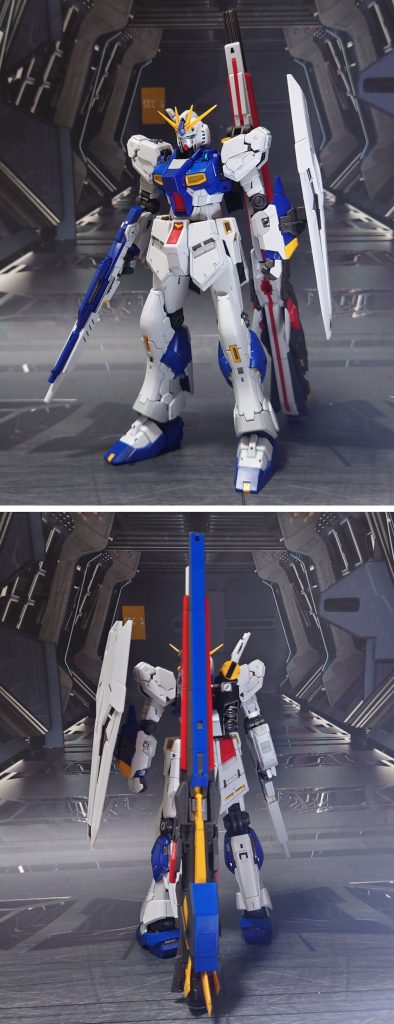 νガンダムffの前後ろ。