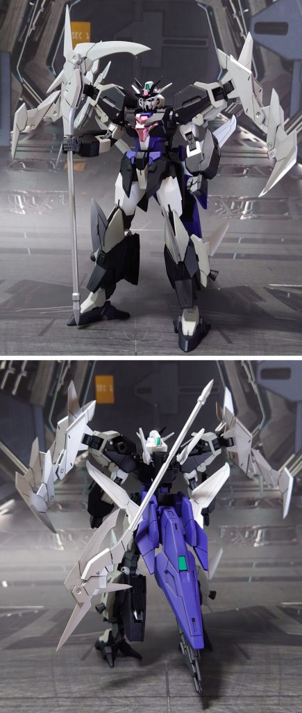 比較用、プルタインガンダム状態で前後ろ。