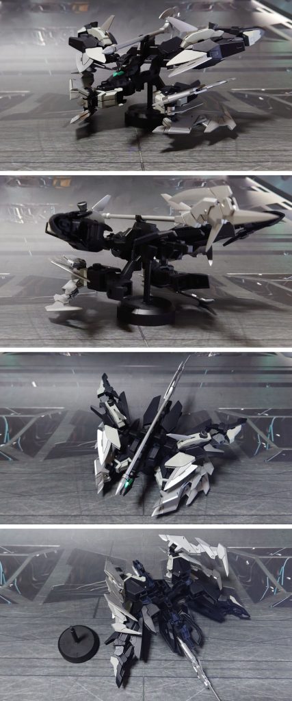 比較用、“プルートアーマー”状態で前後ろ、上下。