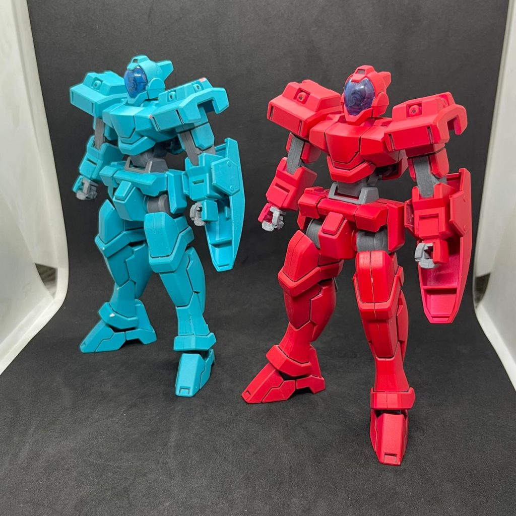 AG 1/144 RGE-B790 Genoace Twin Flame Unit 1 (Red) and Unit 2 (Blue)