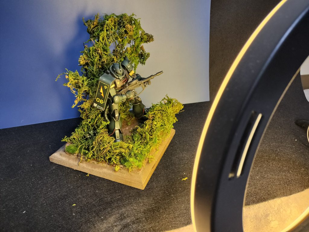 ジオラマはこんな感じで撮ってます。最後までご覧いただきありがとうございました。