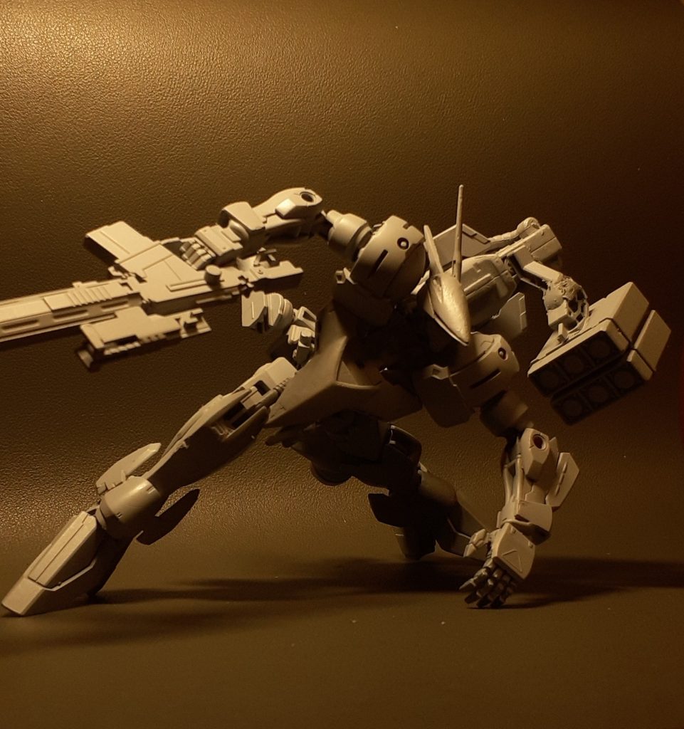 塗装前のポージング