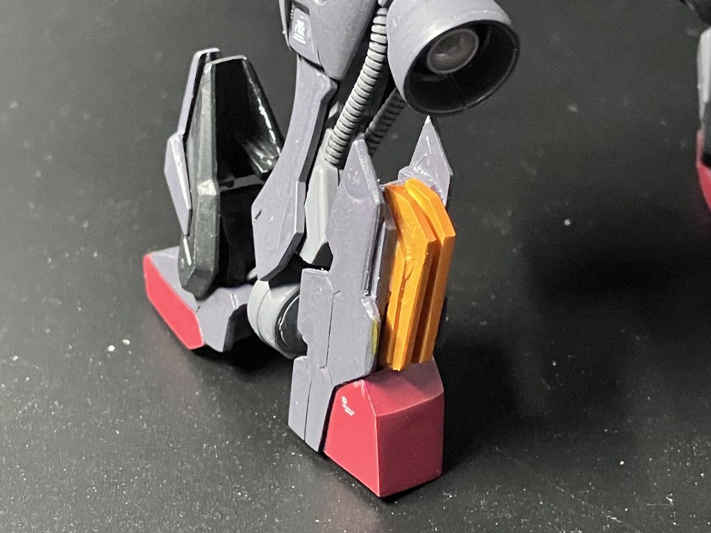 踵は最初はルプスレクスから持ってきてたんですが、ギミックの搭載が上手くいかなくて結局スクラッチしてます。