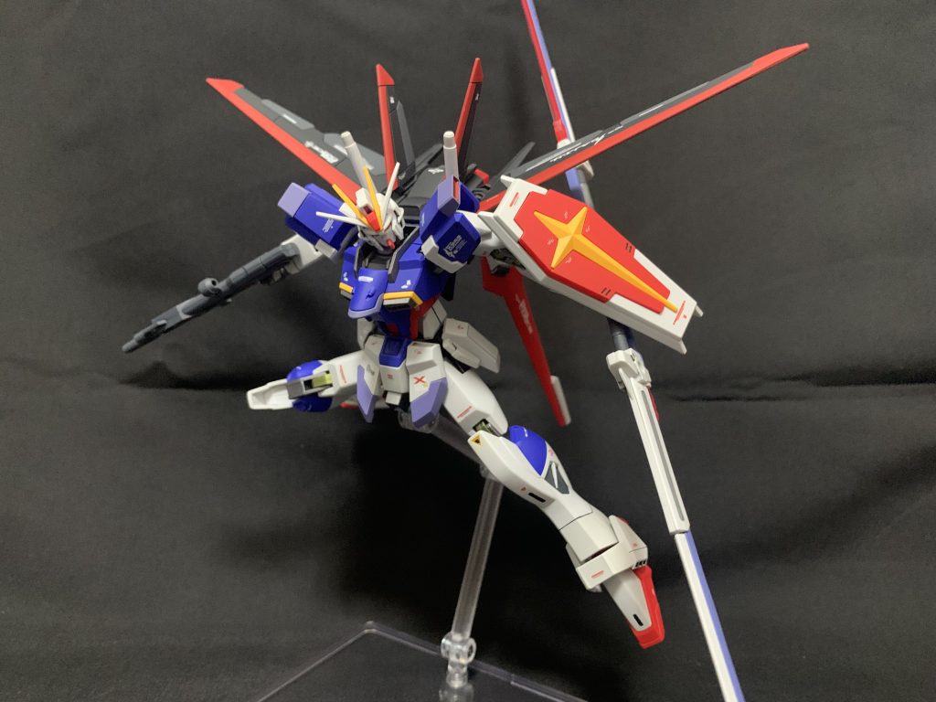 エクスカリバーもHGCEソードインパルスから2本持ってきて塗装しました。