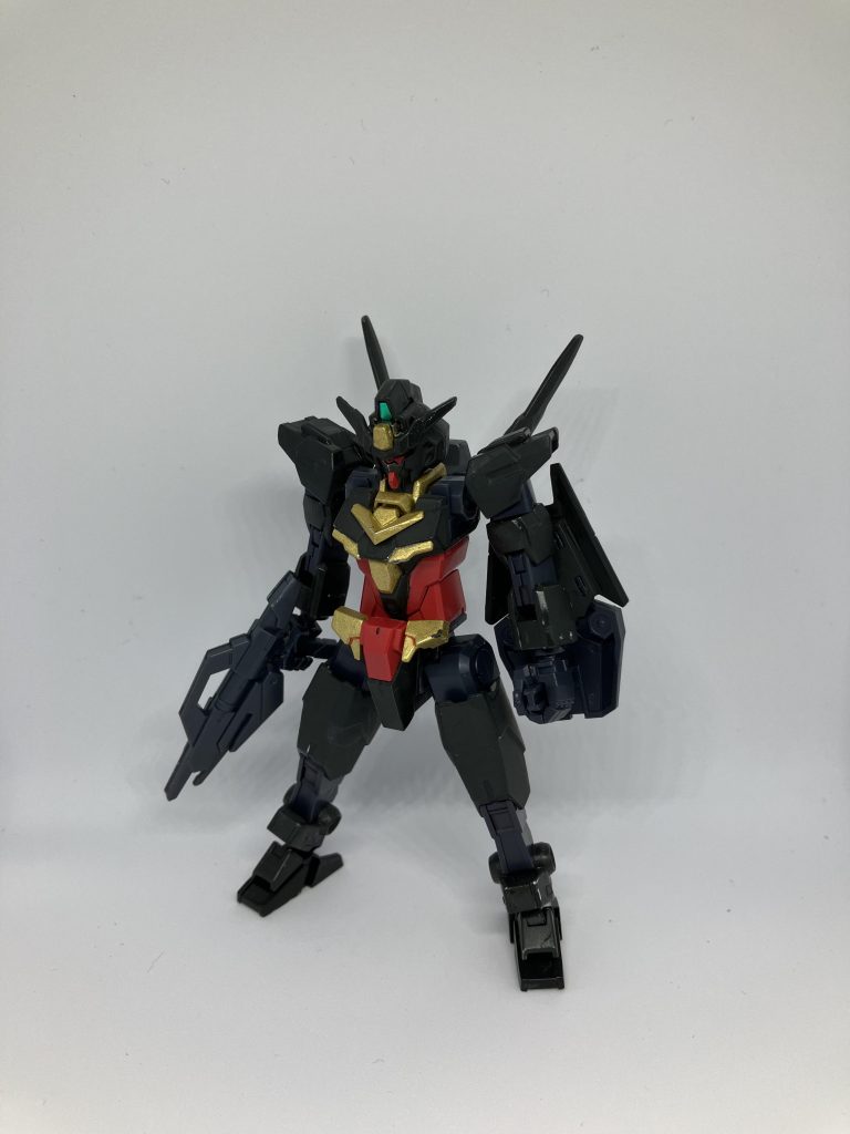 コアガンダムです。1と2のパーツを使ってミキシングしてます。