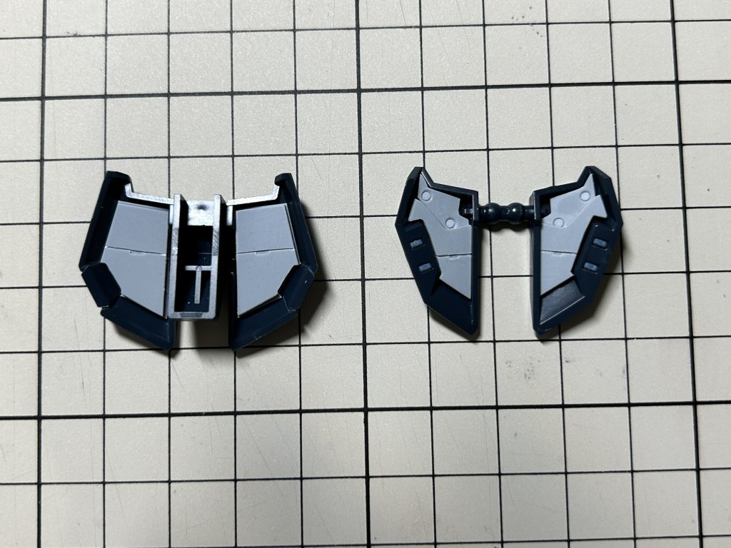 フロントとリアのアーマー裏打ちです。初挑戦なので多めに見てください_:(´ཀ`」 ∠):