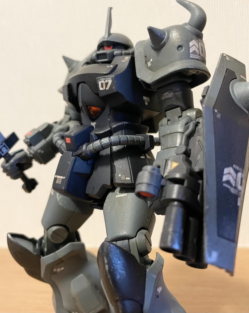 全塗装、ウォッシング、チッピング、デカール貼りのみです。