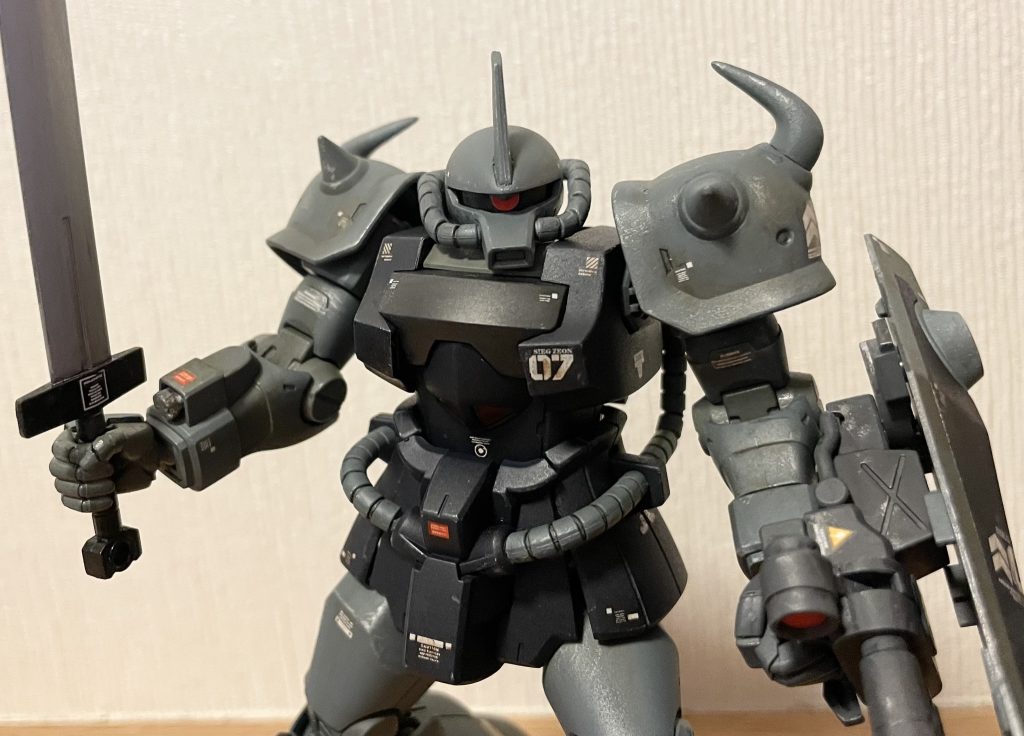 ガトリングは塗装がうまくいかず納得できなかったので、途中から無しにしました…武器の塗装って難しい😓