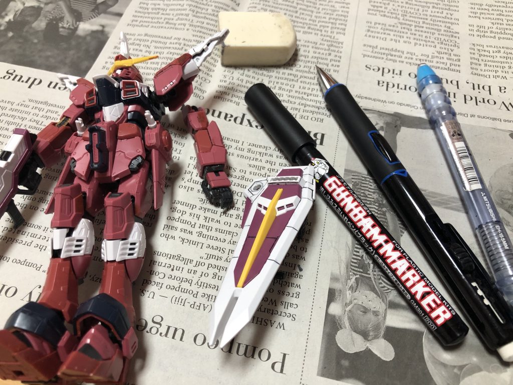 これは先日少しお話しした熊本豪雨で被災した方から購入したRGジャスティスガンダムです。いまのところ組んだことのある最初で最後のRGです。完成させるのに苦労しましたが、さすがRGと唸るだけの良キットではありました。