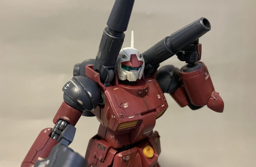 いやーこうして作ってみるとガンキャノンもカッコ良いですよね✨ガンダムの名脇役といえばガンキャノンともう一機ありますよねー😁次はそれを作りたいです♪