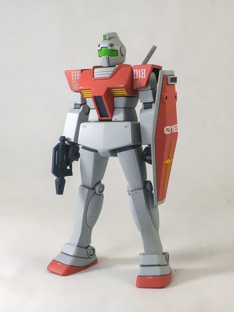 旧キット 1/144 ジム–3枚目/制作者：レクタ