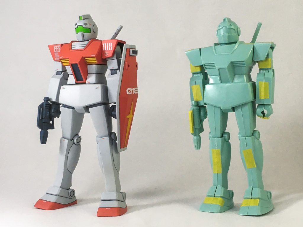 旧キット 1/144 ジム–6枚目/制作者：レクタ