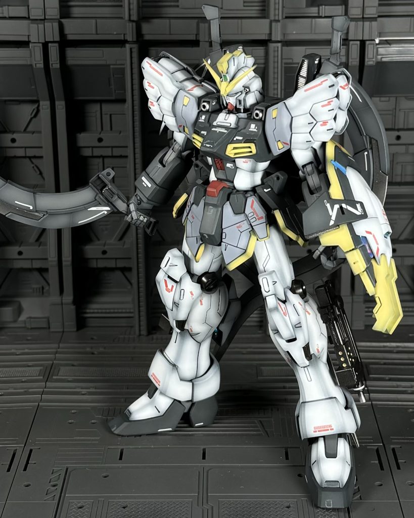 肩のガトリングをヘビーアームズから