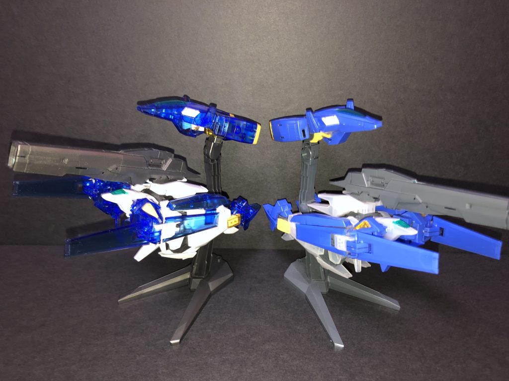 個人的にクリアカラーの良いところはグレーのランナーがガンメタになってるという点。