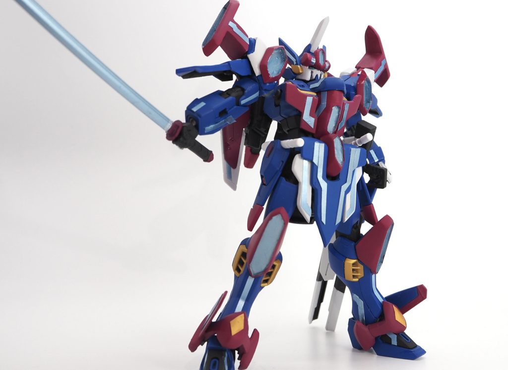 日本刀のジャンクパーツを使ってエンド・オブ・リバースの時に刀身を形成した状態を塗装で表現してみました。