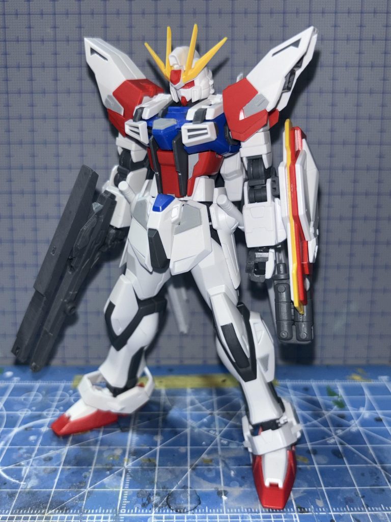 塗装前状態です。プラ板の追加箇所が1番わかりやすいかと思います。